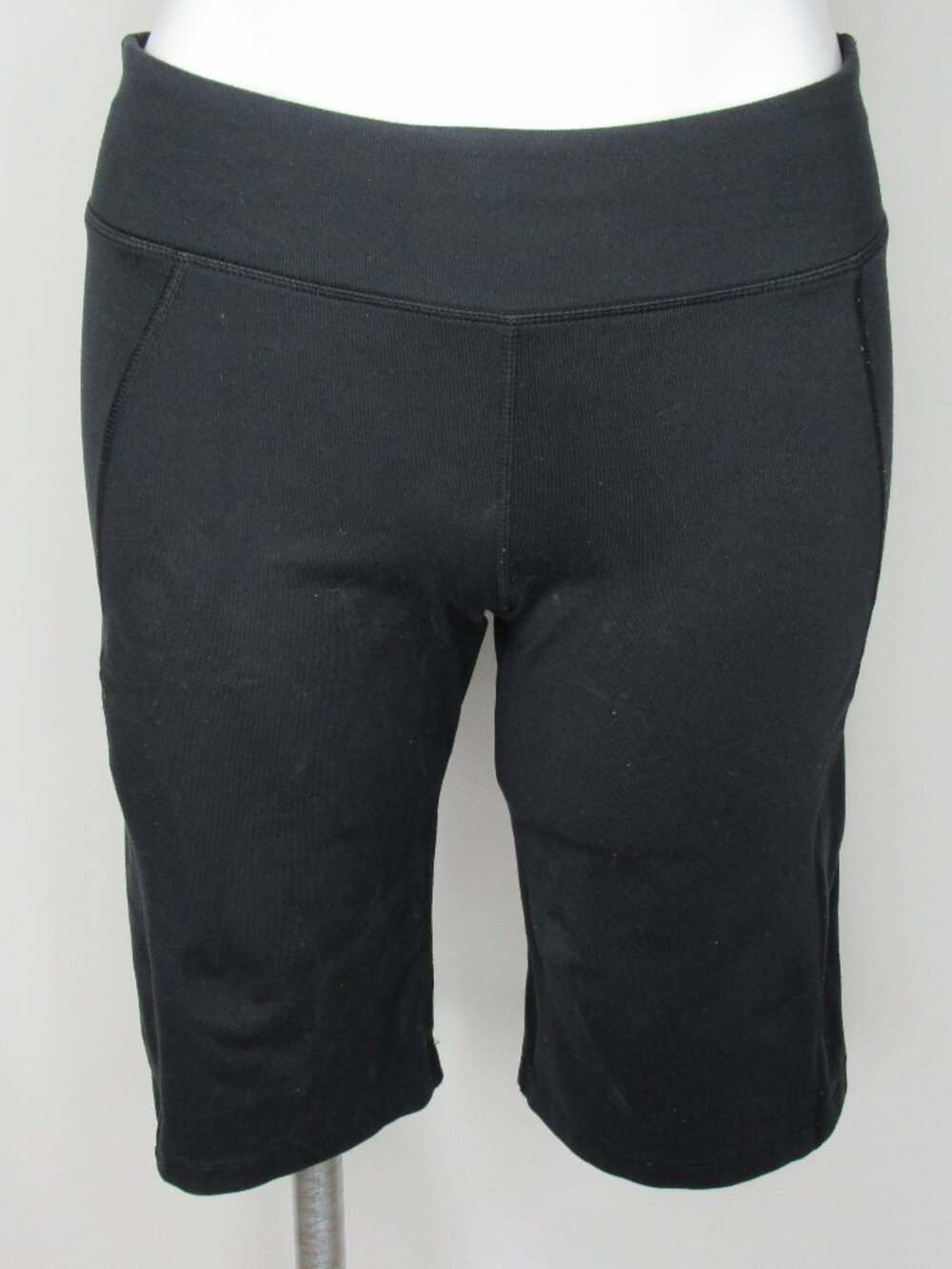 Title Nine Black Stretch Bike Shorts 11" Women's XS XSmall